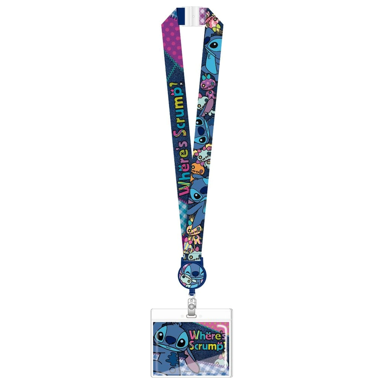 Lilo & Stitch Deluxe šnúrka na krk s držiakom na karty Stitch Where's Scrump? produktová fotografia