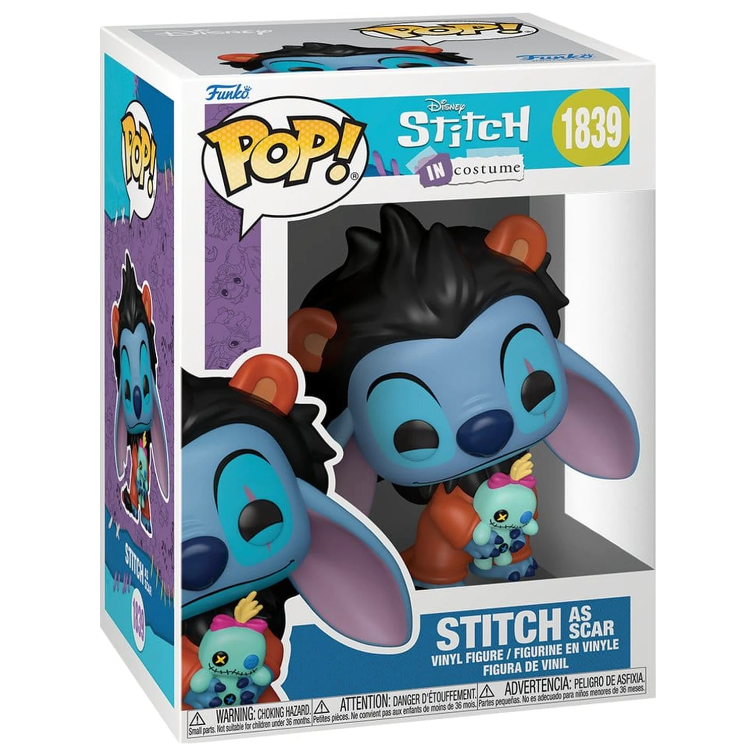 Lilo & Stitch Funko POP! Disney vinylová figúrka Stitch as Scar 9 cm produktová fotografia