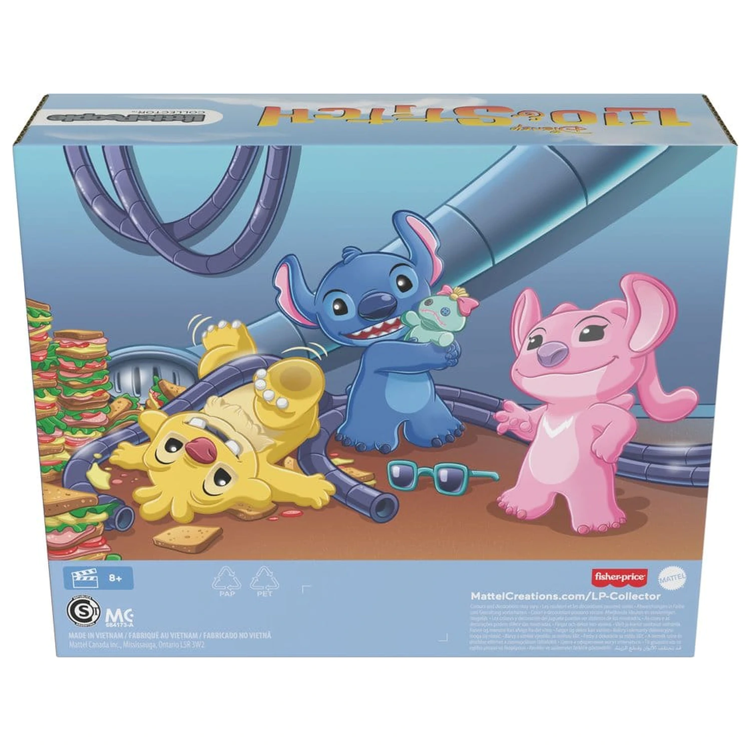 Lilo & Stitch Little People Collector mini figúrka 3-balenie Stitch & The Cousins 7 cm produktová fotografia