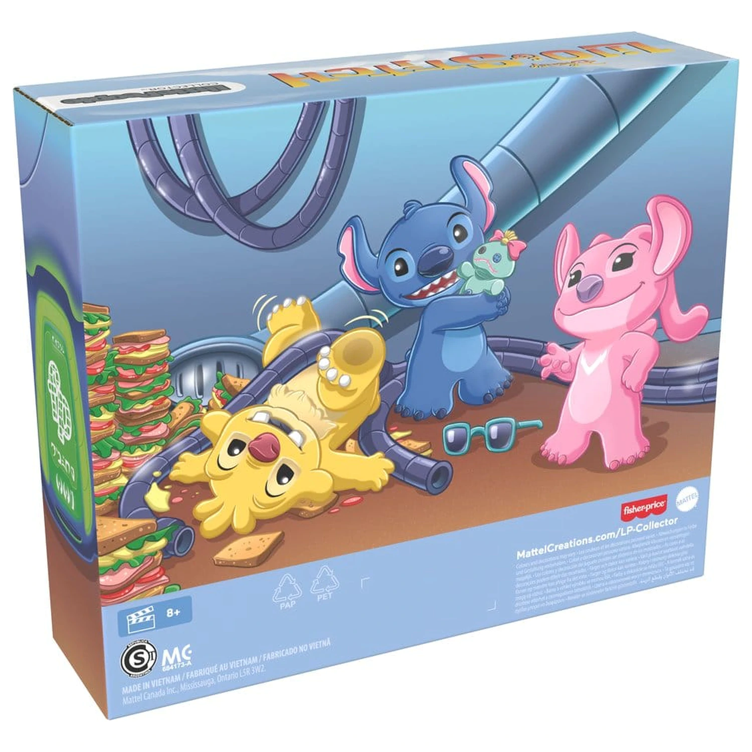Lilo & Stitch Little People Collector mini figúrka 3-balenie Stitch & The Cousins 7 cm produktová fotografia