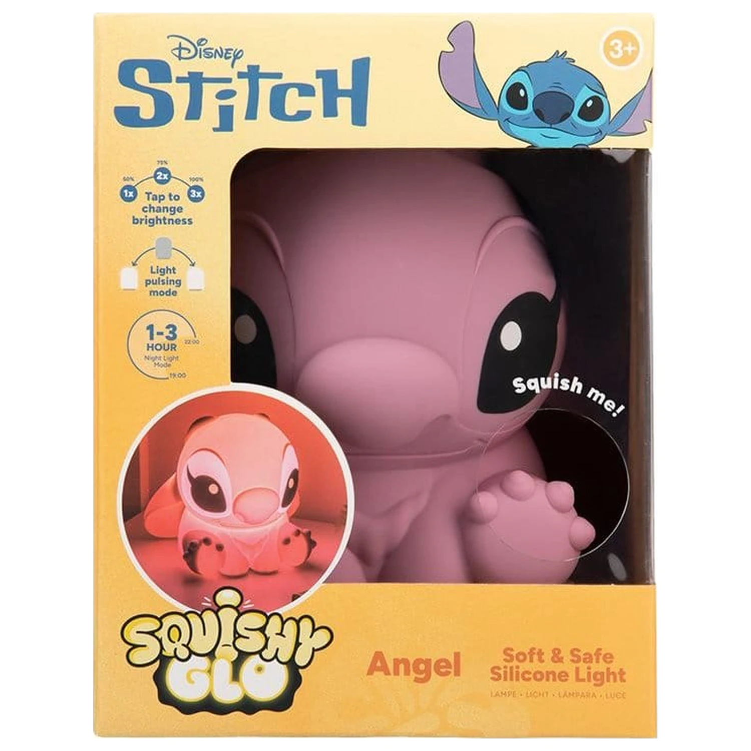 Lilo & Stitch SquishyGlo Silicon Light Angel nabíjateľná produktová fotografia