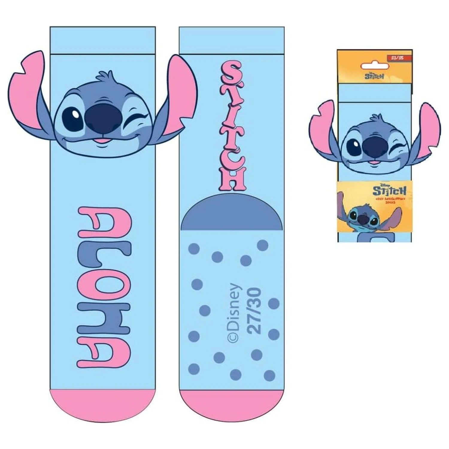 Lilo & Stitch Príjemné protišmykové ponožky Stitch 27-34 produktová fotografia