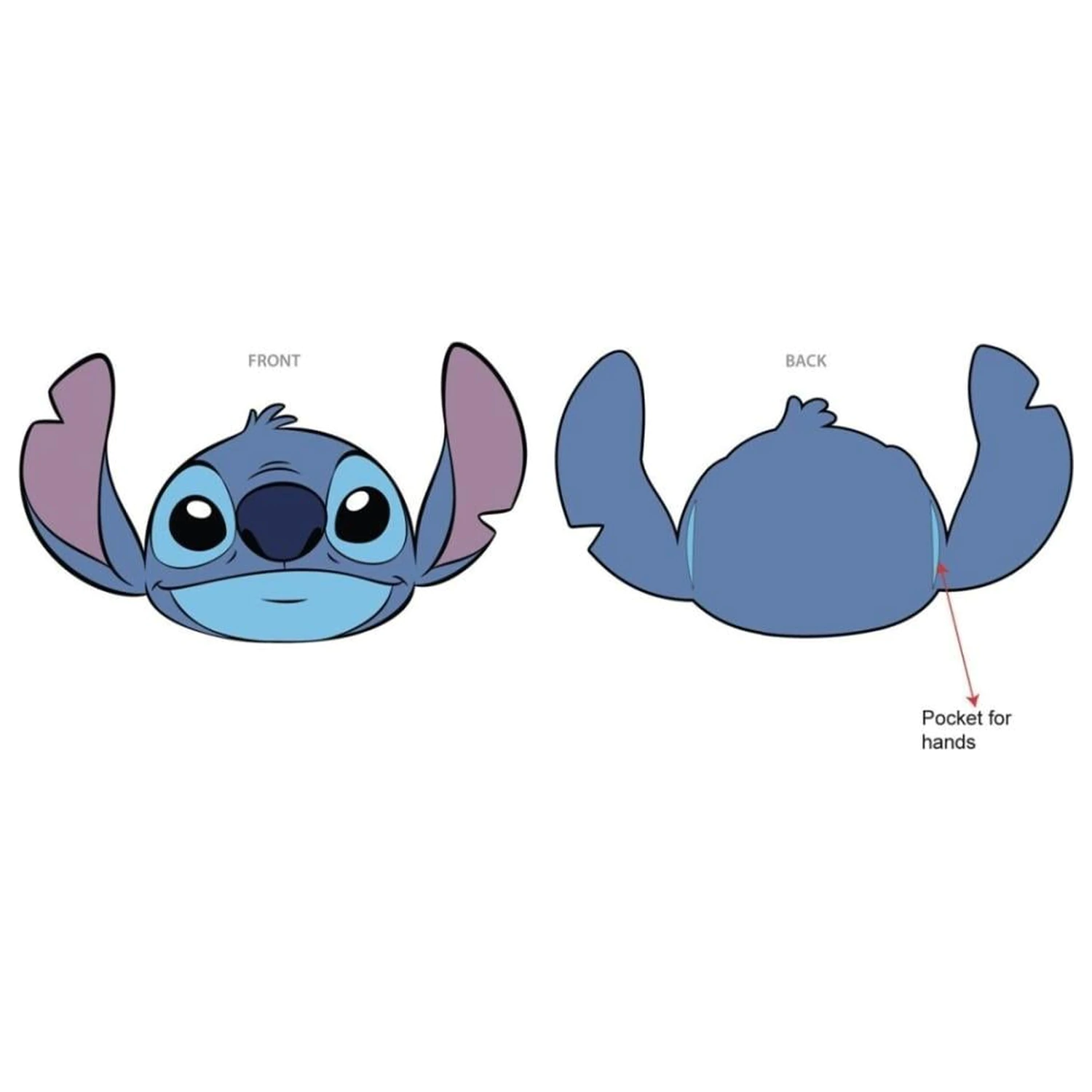 Lilo & Stitch Stitch ohrievač rúk vankúš produktová fotografia