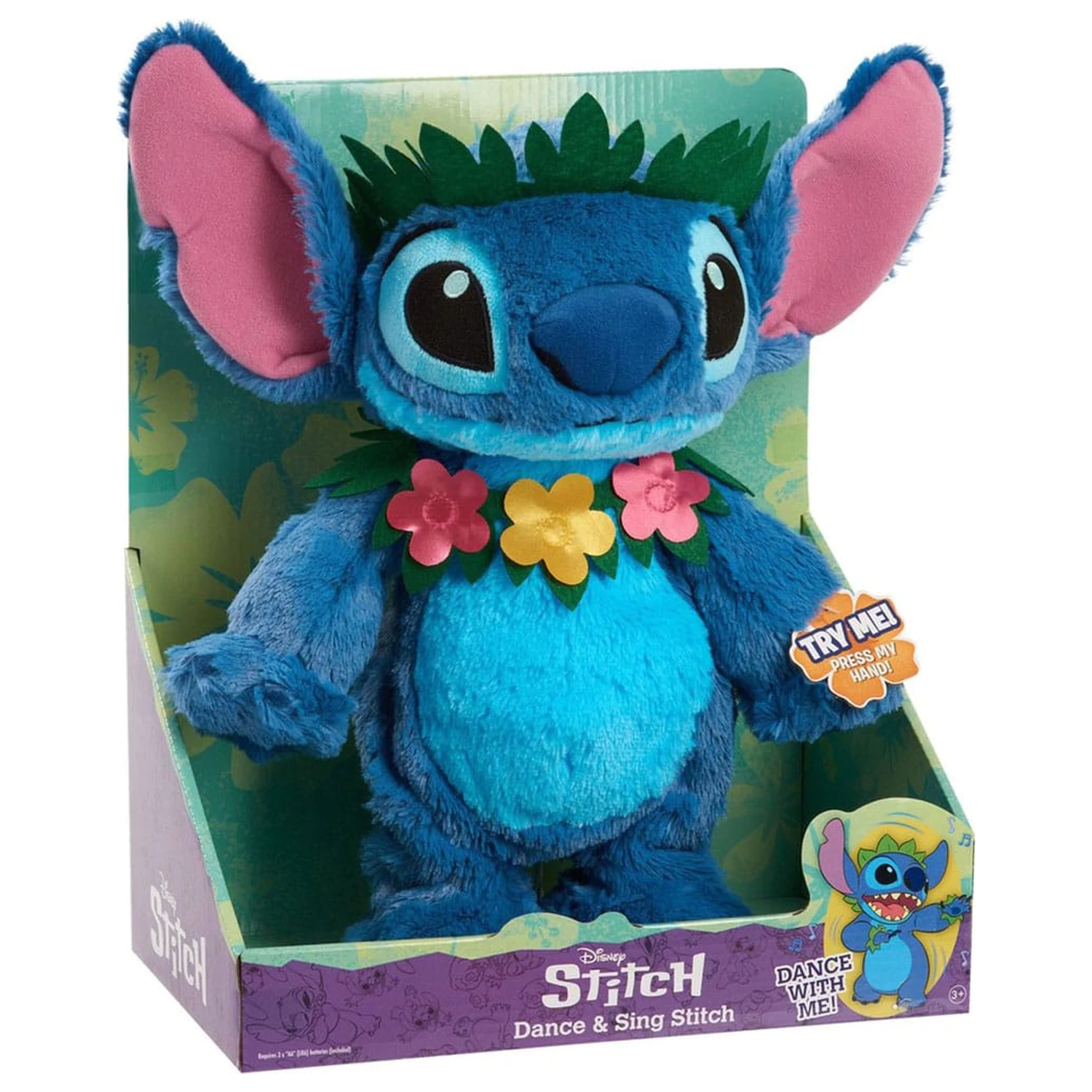 Lilo & Stitch Plyšová figúrka s funkciou tanca a spevu Stitch 38 cm produktová fotografia
