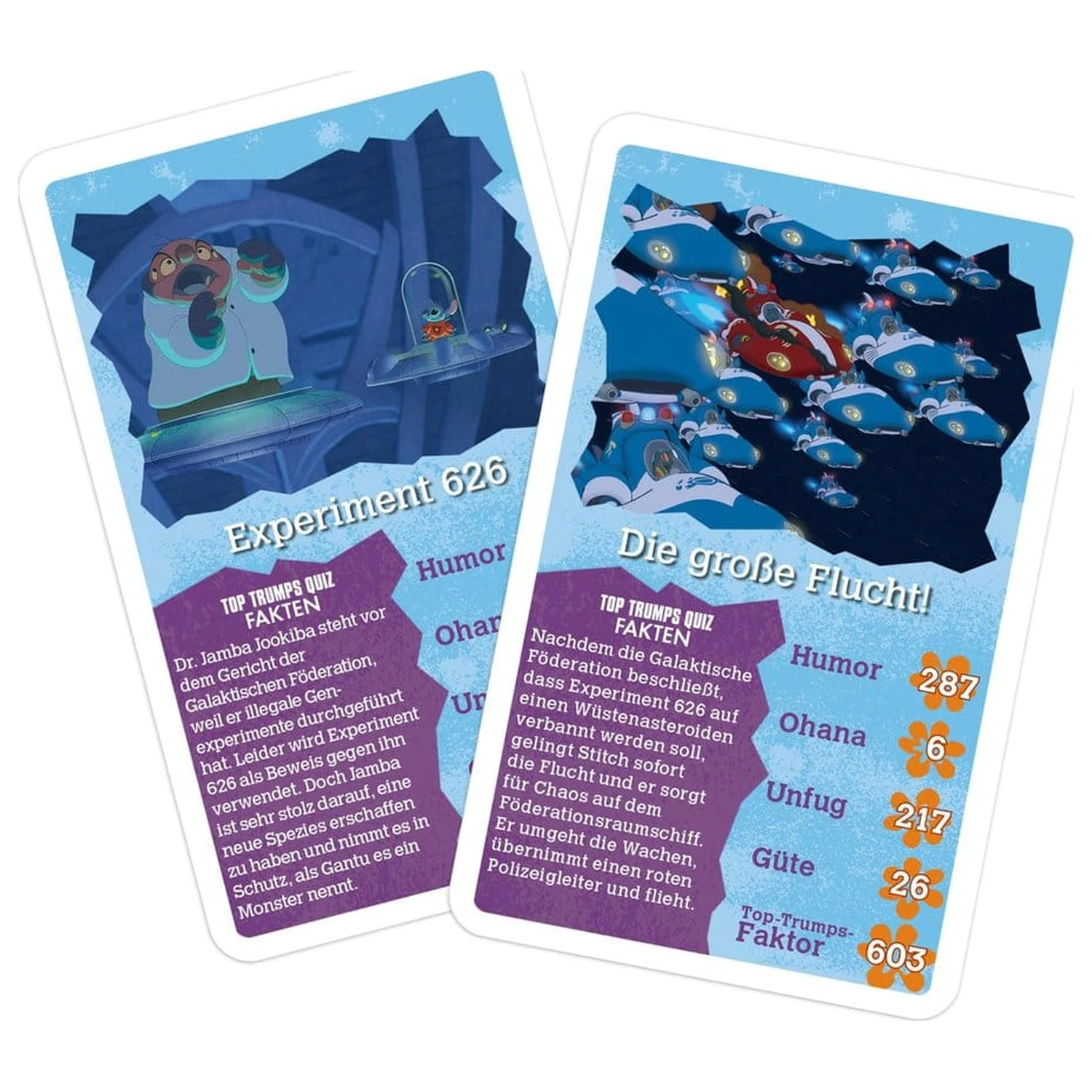 Lilo & Stitch kartová hra Top Trumps *nemecká verzia* produktová fotografia