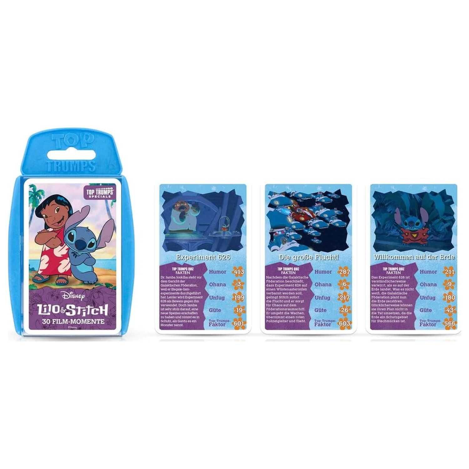 Lilo & Stitch kartová hra Top Trumps *nemecká verzia* produktová fotografia
