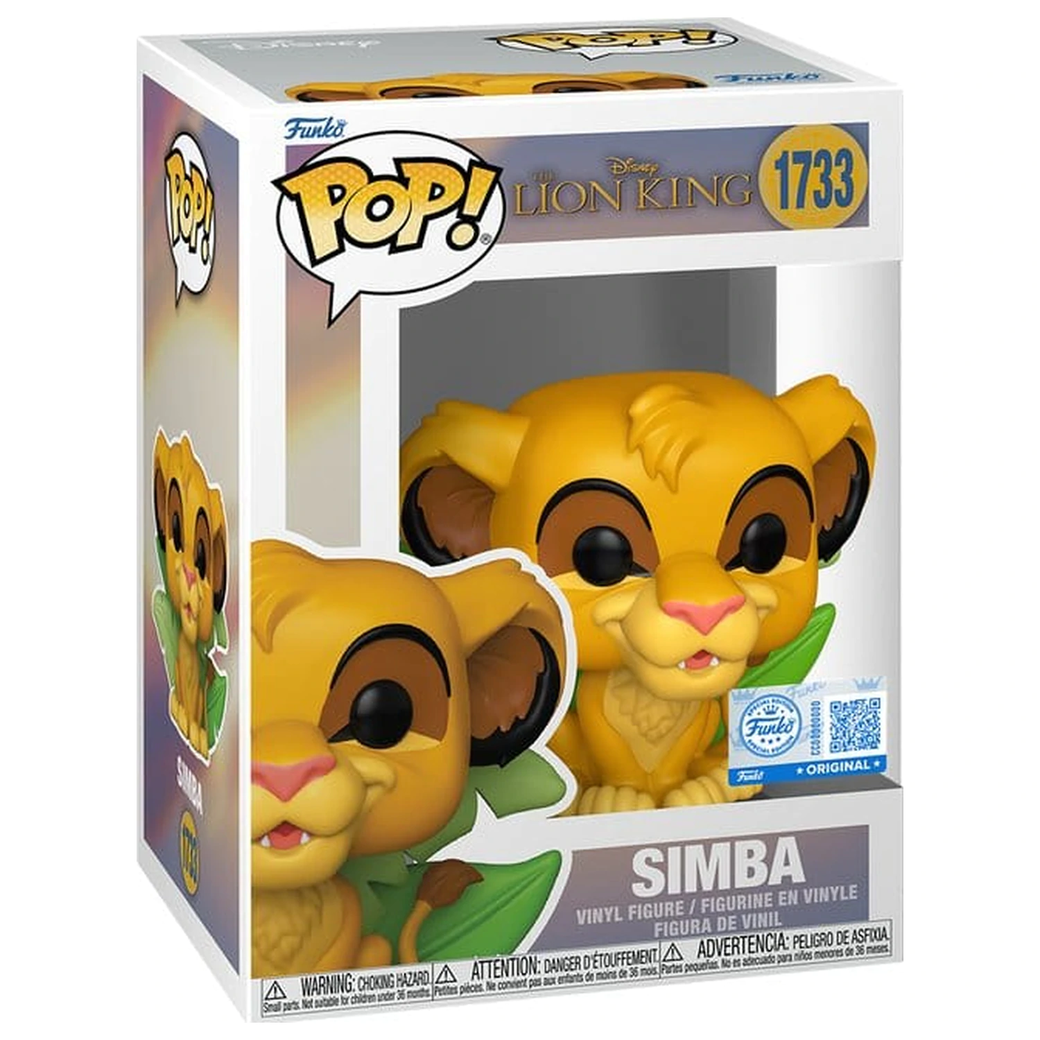 Lion King Funko POP! Disney Vinylová figúrka Simba 9 cm produktová fotografia
