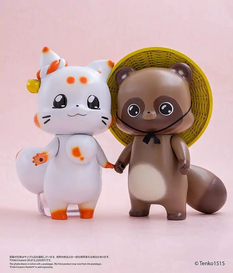 Little Fox with Two Tails Vinyl Figúrka Chibi Creature Ponkichi 15 cm produktová fotografia