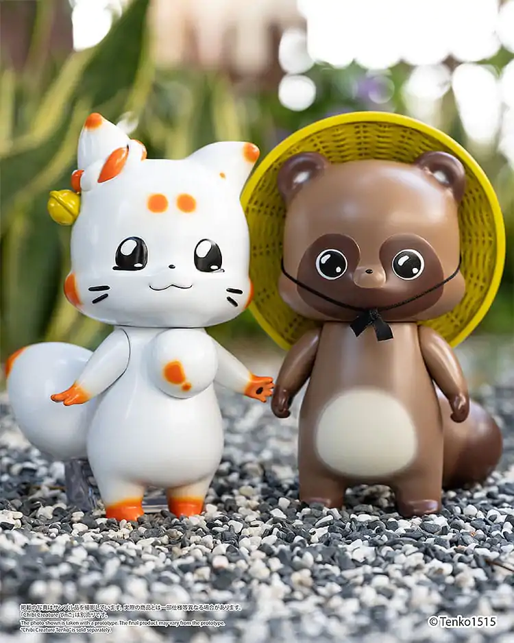 Little Fox with Two Tails Vinyl Figúrka Chibi Creature Ponkichi 15 cm produktová fotografia