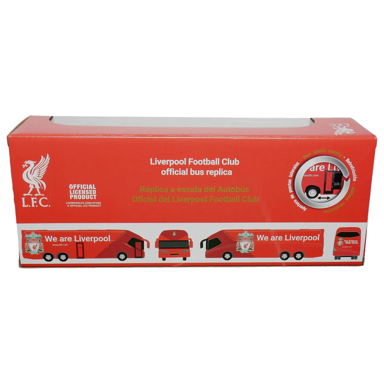 Liverpool Football Club autobus produktová fotografia