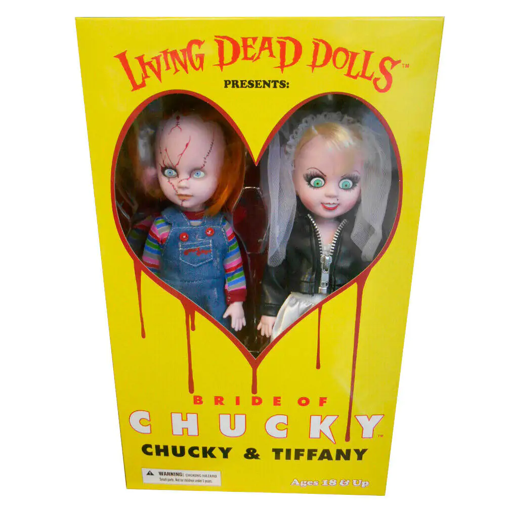 Living Dead Dolls Chucky and Tifanny pack 2 figúrky 25 cm termékfotó