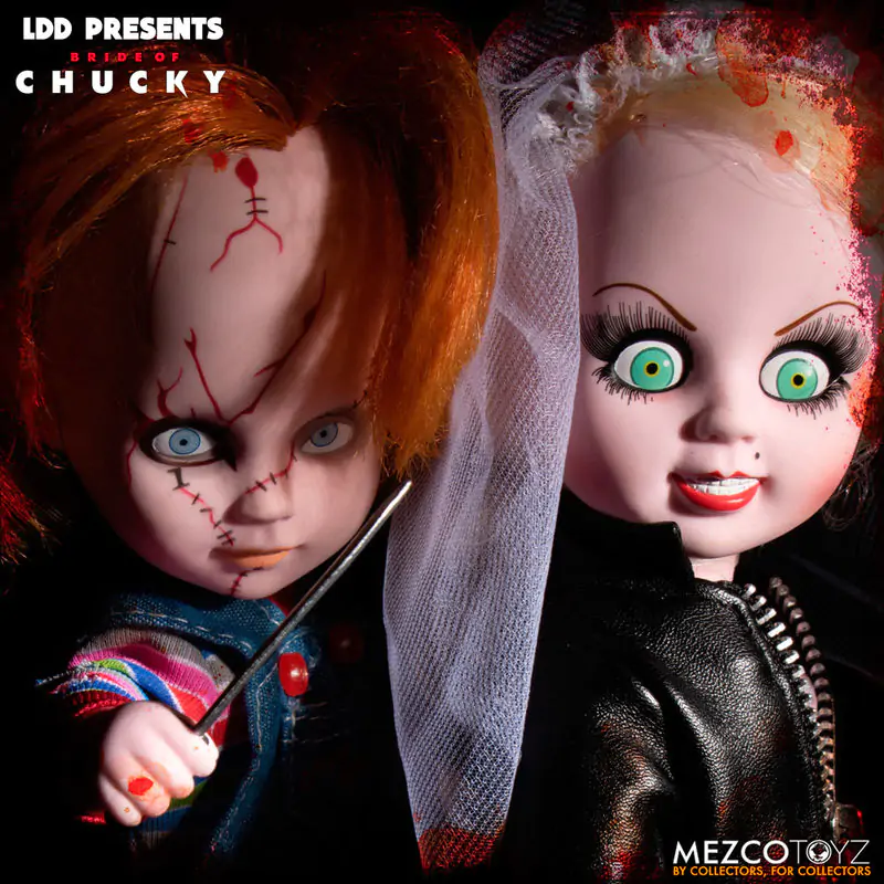 Living Dead Dolls Chucky and Tifanny pack 2 figúrky 25 cm termékfotó