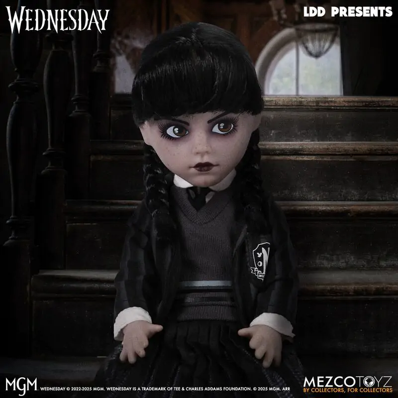 Living Dolls Wednesday Uniform bábika 25,5 cm produktová fotografia