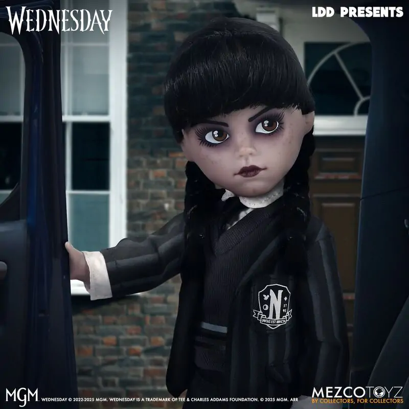 Living Dolls Wednesday Uniform bábika 25,5 cm produktová fotografia