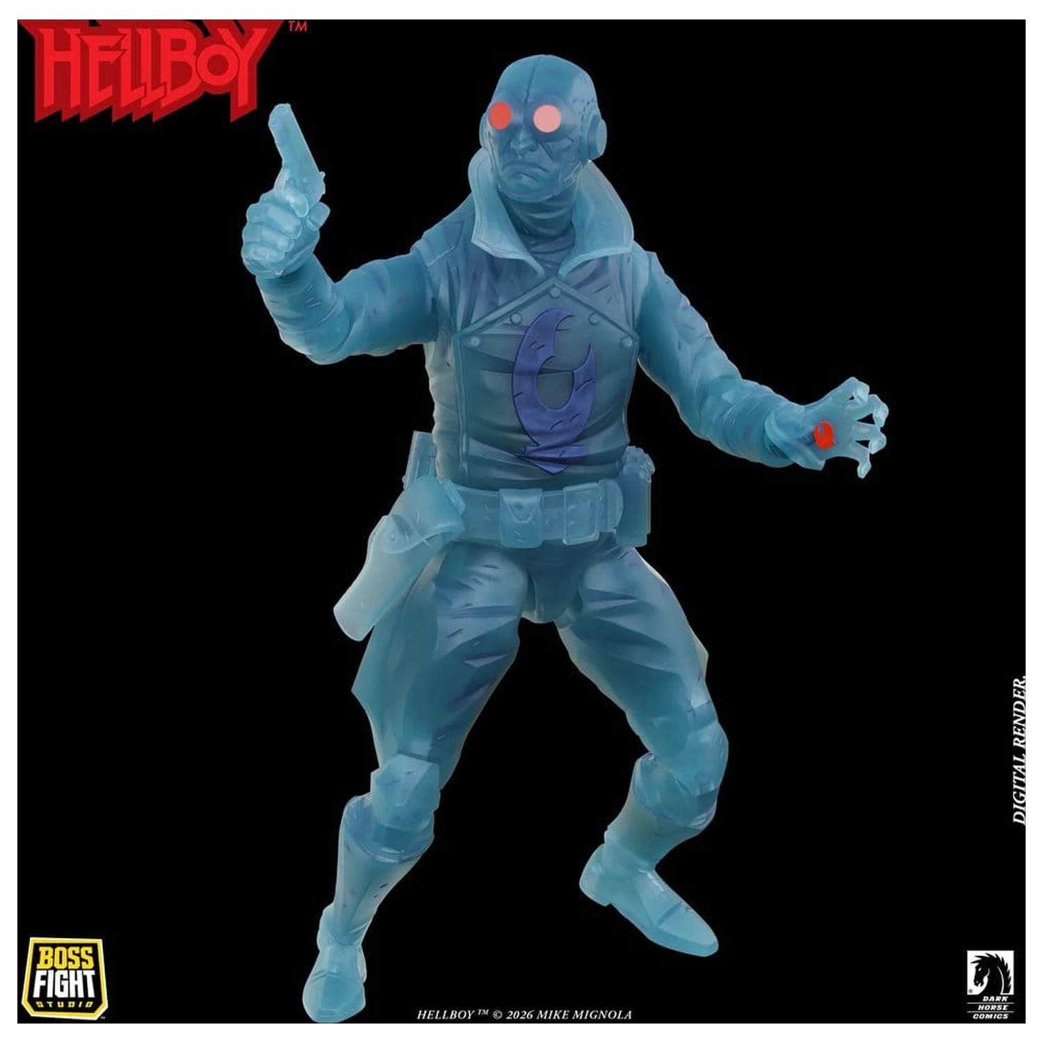 Lobster Johnson 1/12 Akčná Figúrka The Ghost of Lobster Johnson (Limitovaná Edícia) 17 cm produktová fotografia