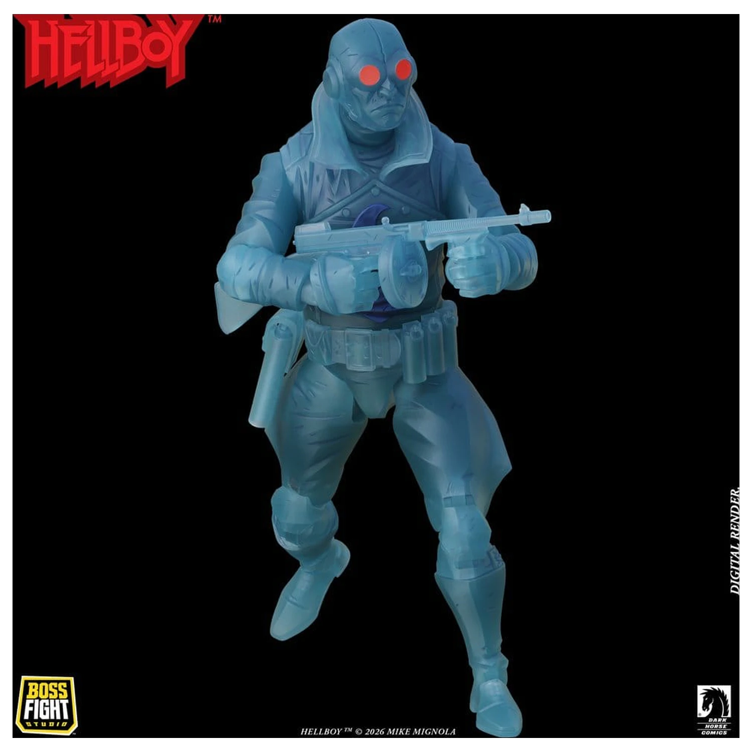 Lobster Johnson 1/12 Akčná Figúrka The Ghost of Lobster Johnson (Limitovaná Edícia) 17 cm produktová fotografia