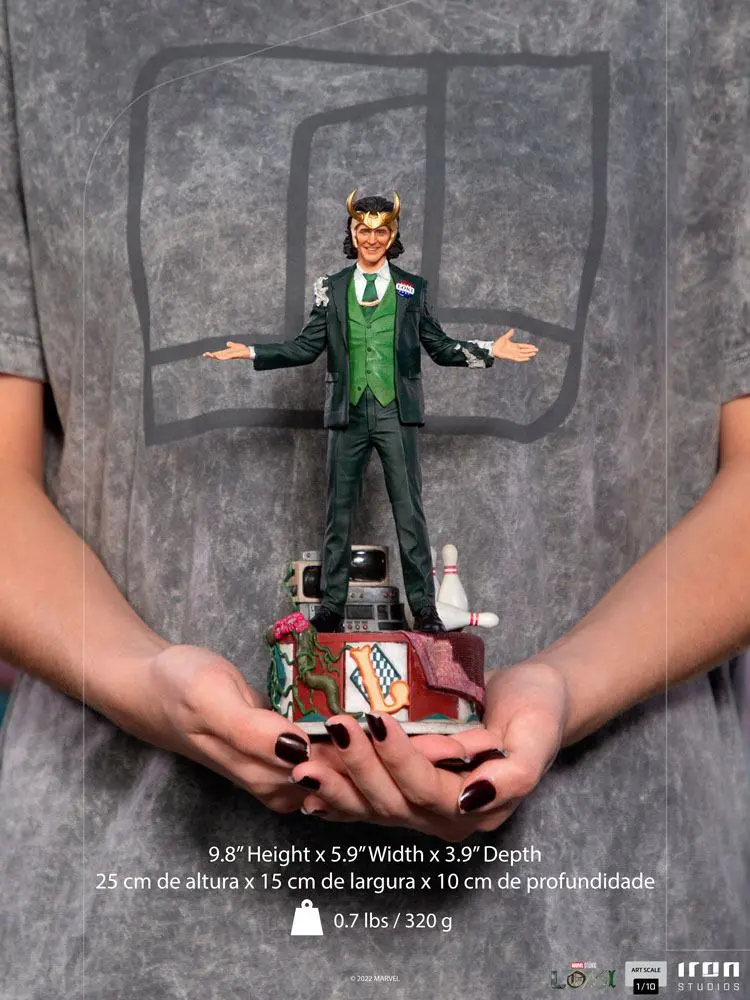 Loki Art Scale socha 1/10 Loki President Variant 25 cm produktová fotografia