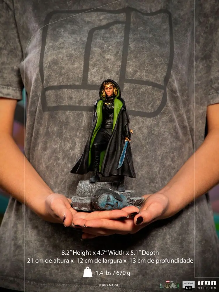 Loki Art Scale Socha 1/10 Sylvie Loki Variant 21 cm produktová fotografia