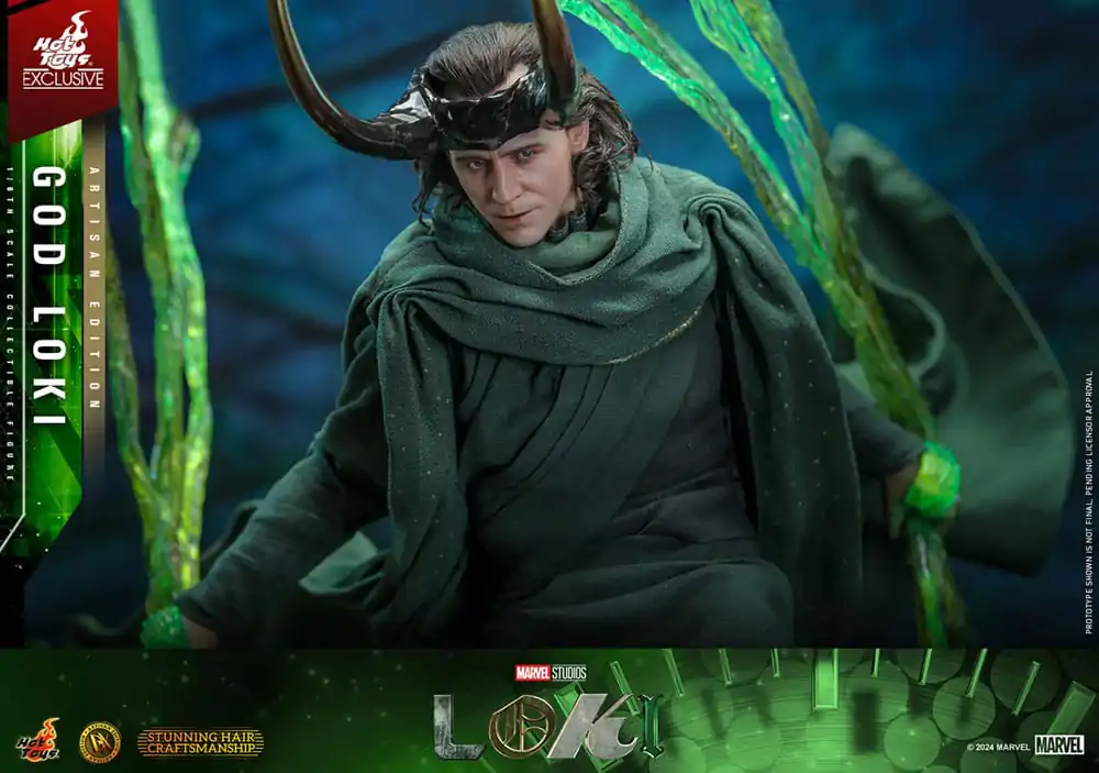Loki DX akčná figúrka 1/6 God Loki Artisan Edition Hot Toys Exclusive 31 cm produktová fotografia