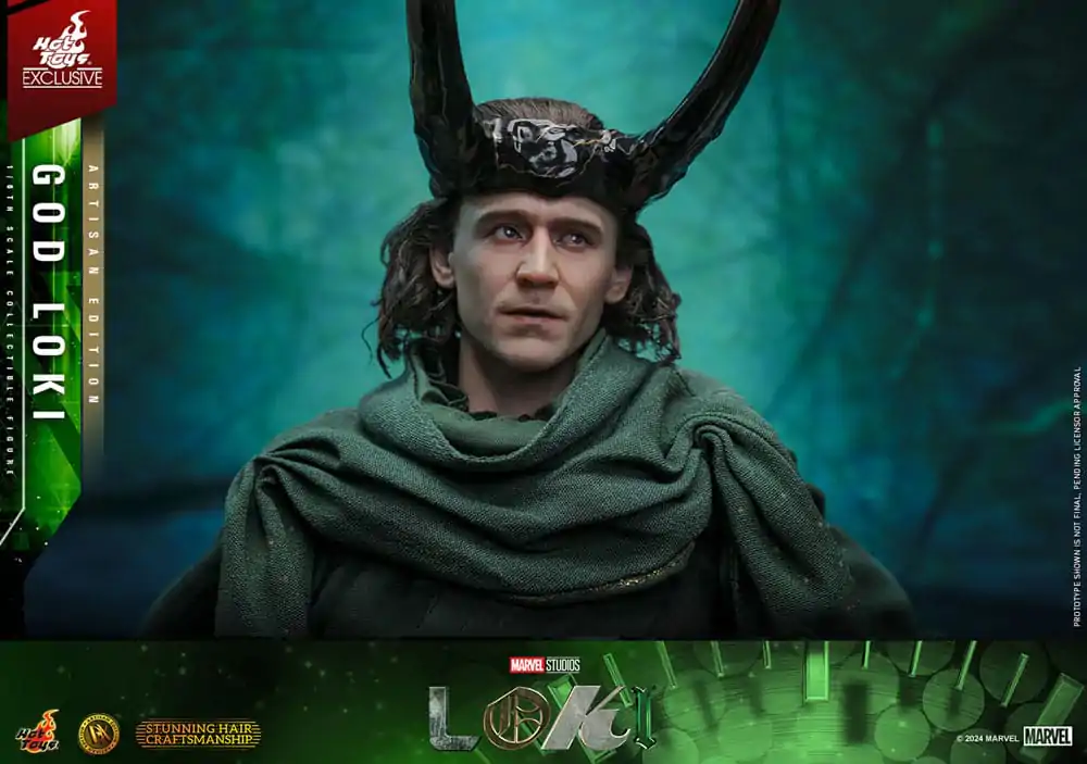 Loki DX akčná figúrka 1/6 God Loki Artisan Edition Hot Toys Exclusive 31 cm produktová fotografia
