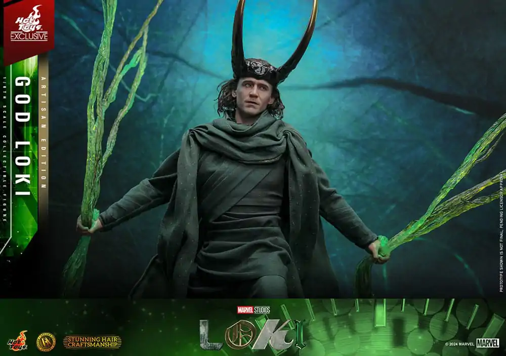 Loki DX akčná figúrka 1/6 God Loki Artisan Edition Hot Toys Exclusive 31 cm produktová fotografia