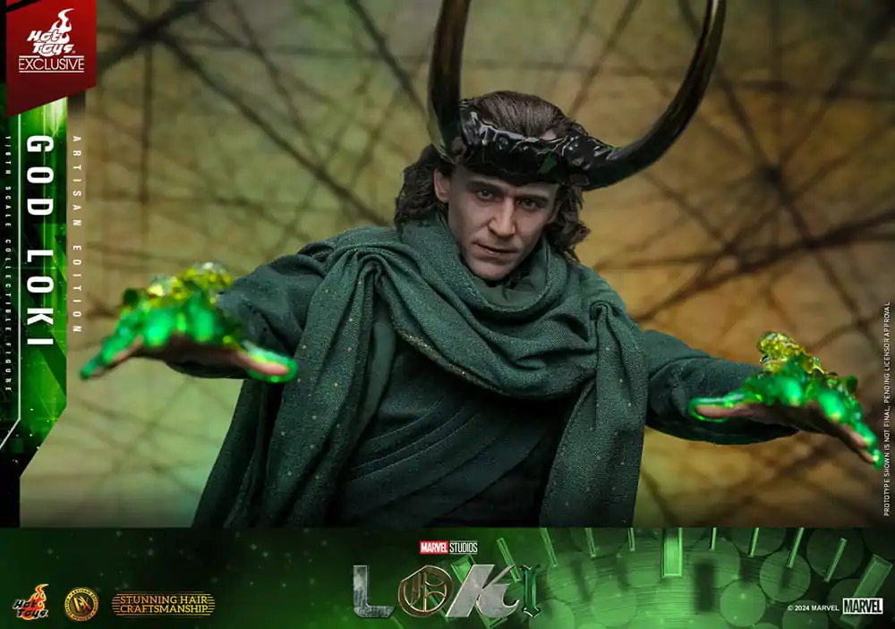 Loki DX akčná figúrka 1/6 God Loki Artisan Edition Hot Toys Exclusive 31 cm produktová fotografia