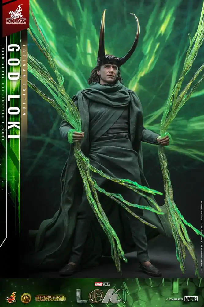 Loki DX akčná figúrka 1/6 God Loki Artisan Edition Hot Toys Exclusive 31 cm produktová fotografia