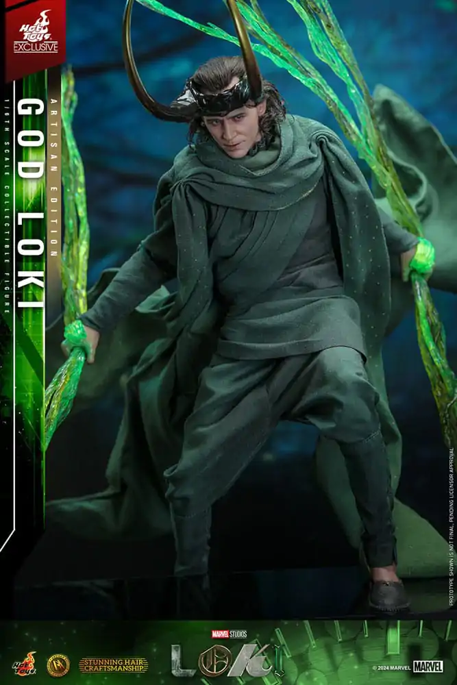 Loki DX akčná figúrka 1/6 God Loki Artisan Edition Hot Toys Exclusive 31 cm produktová fotografia