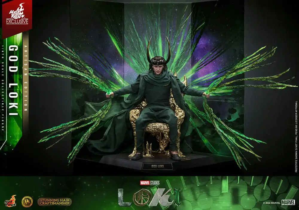 Loki DX akčná figúrka 1/6 God Loki Artisan Edition Hot Toys Exclusive 31 cm produktová fotografia