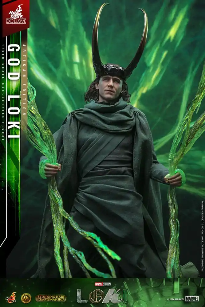 Loki DX akčná figúrka 1/6 God Loki Artisan Edition Hot Toys Exclusive 31 cm produktová fotografia