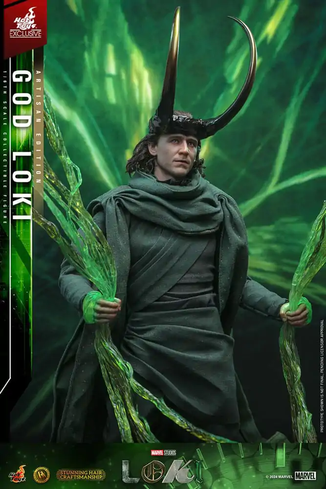Loki DX akčná figúrka 1/6 God Loki Artisan Edition Hot Toys Exclusive 31 cm produktová fotografia