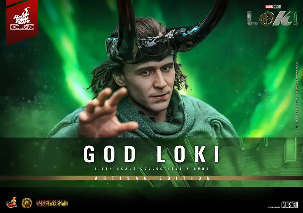 Loki DX akčná figúrka 1/6 God Loki Artisan Edition Hot Toys Exclusive 31 cm produktová fotografia