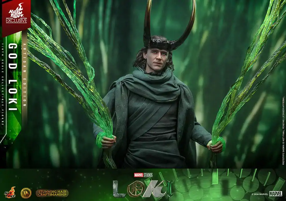 Loki DX akčná figúrka 1/6 God Loki Artisan Edition Hot Toys Exclusive 31 cm produktová fotografia