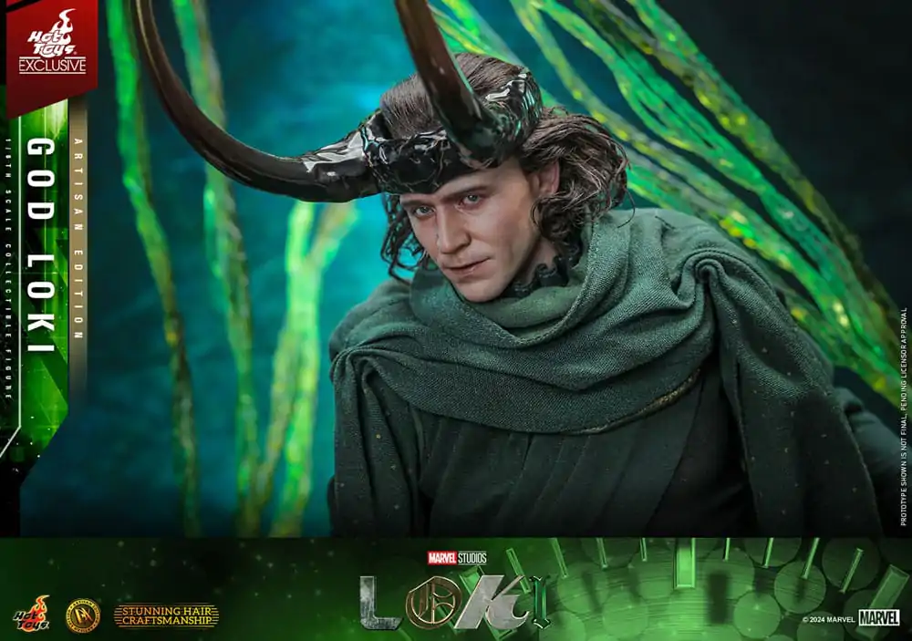 Loki DX akčná figúrka 1/6 God Loki Artisan Edition Hot Toys Exclusive 31 cm produktová fotografia