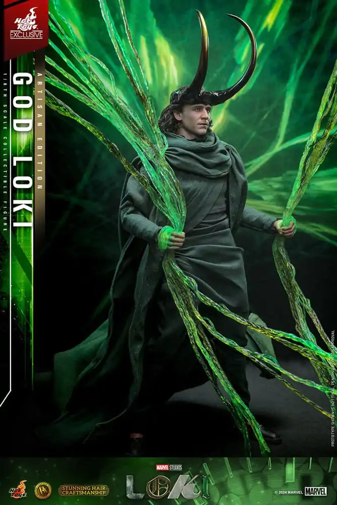 Loki DX akčná figúrka 1/6 God Loki Artisan Edition Hot Toys Exclusive 31 cm produktová fotografia