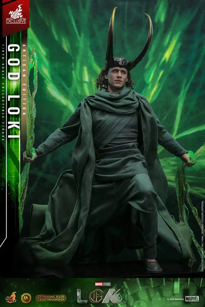 Loki DX akčná figúrka 1/6 God Loki Artisan Edition Hot Toys Exclusive 31 cm produktová fotografia