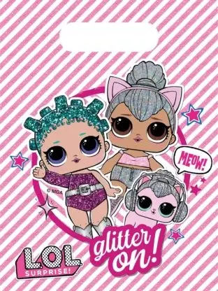 LOL Surprise Glitterati darčekové tašky, balenie 6 kusov produktová fotografia