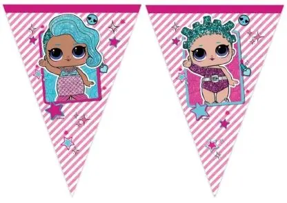 LOL Surprise Glitterati vlajková girlanda produktová fotografia