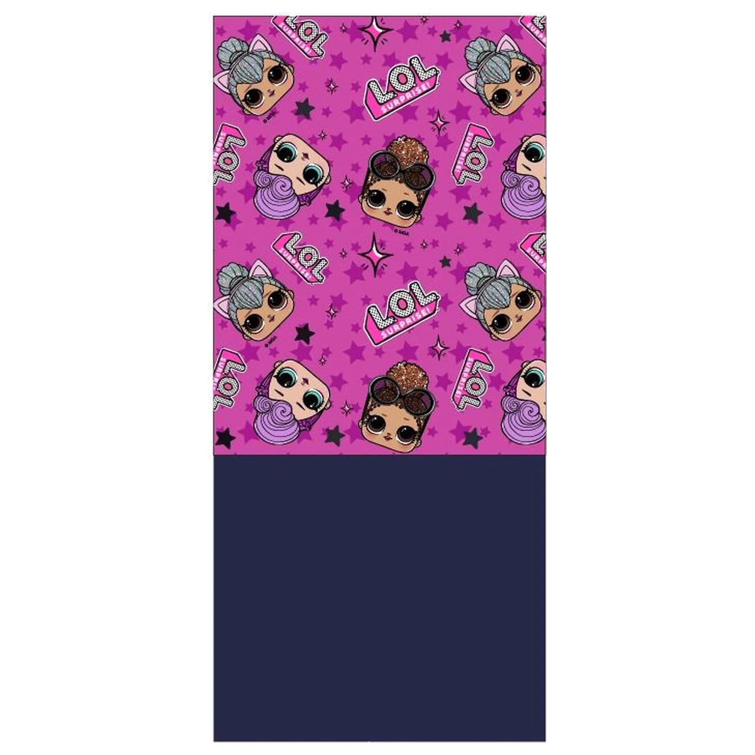 LOL Surprise Purple Star detský šál, nákrčník produktová fotografia