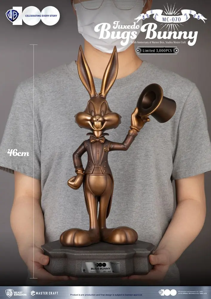 Looney Tunes 100th anniversary of Warner Bros. Studios Master Craft soška Bugsa Bunnyho 46 cm termékfotó