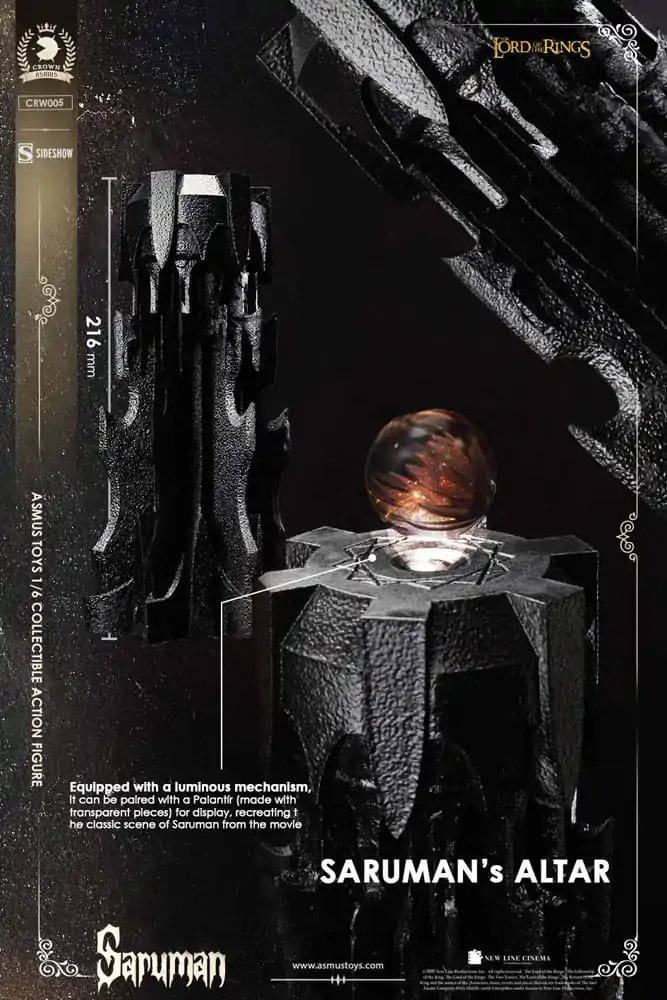 Lord of the Rings Akčná figúrka 1/6 Saruman 31 cm produktová fotografia