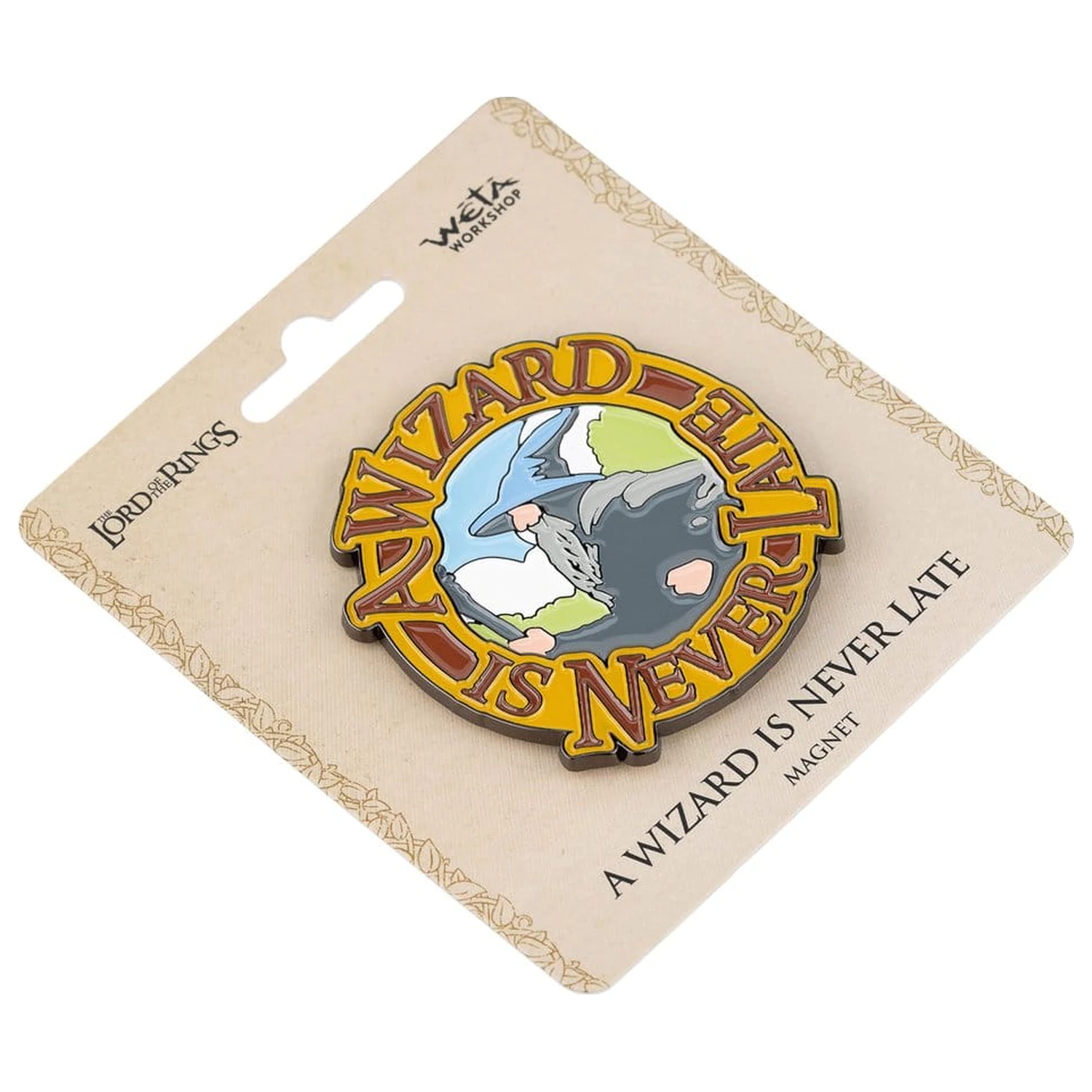 Lord of the Rings Magnet A Wizard Is Never Late (Smalt) 7 cm produktová fotografia