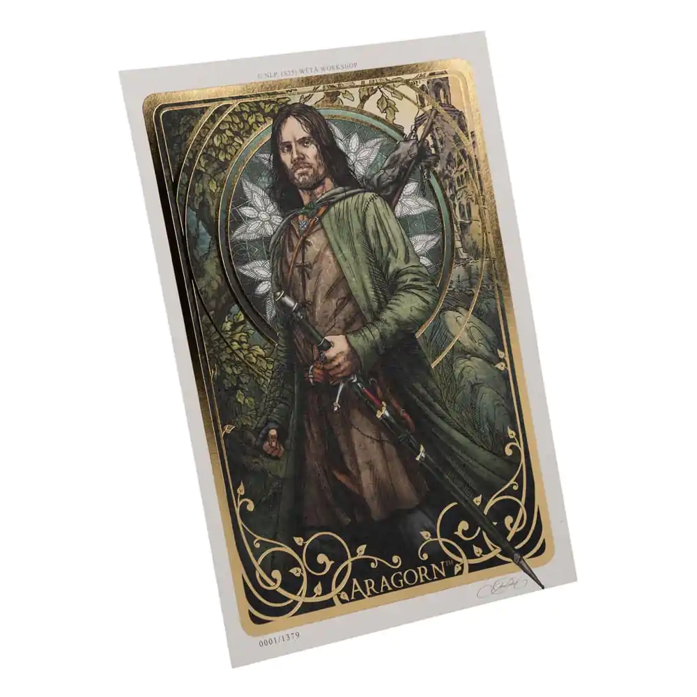 Lord of the Rings Umelecká Tlač Aragorn Umelecká Karta 14 x 21 cm Limitovaná Edícia produktová fotografia