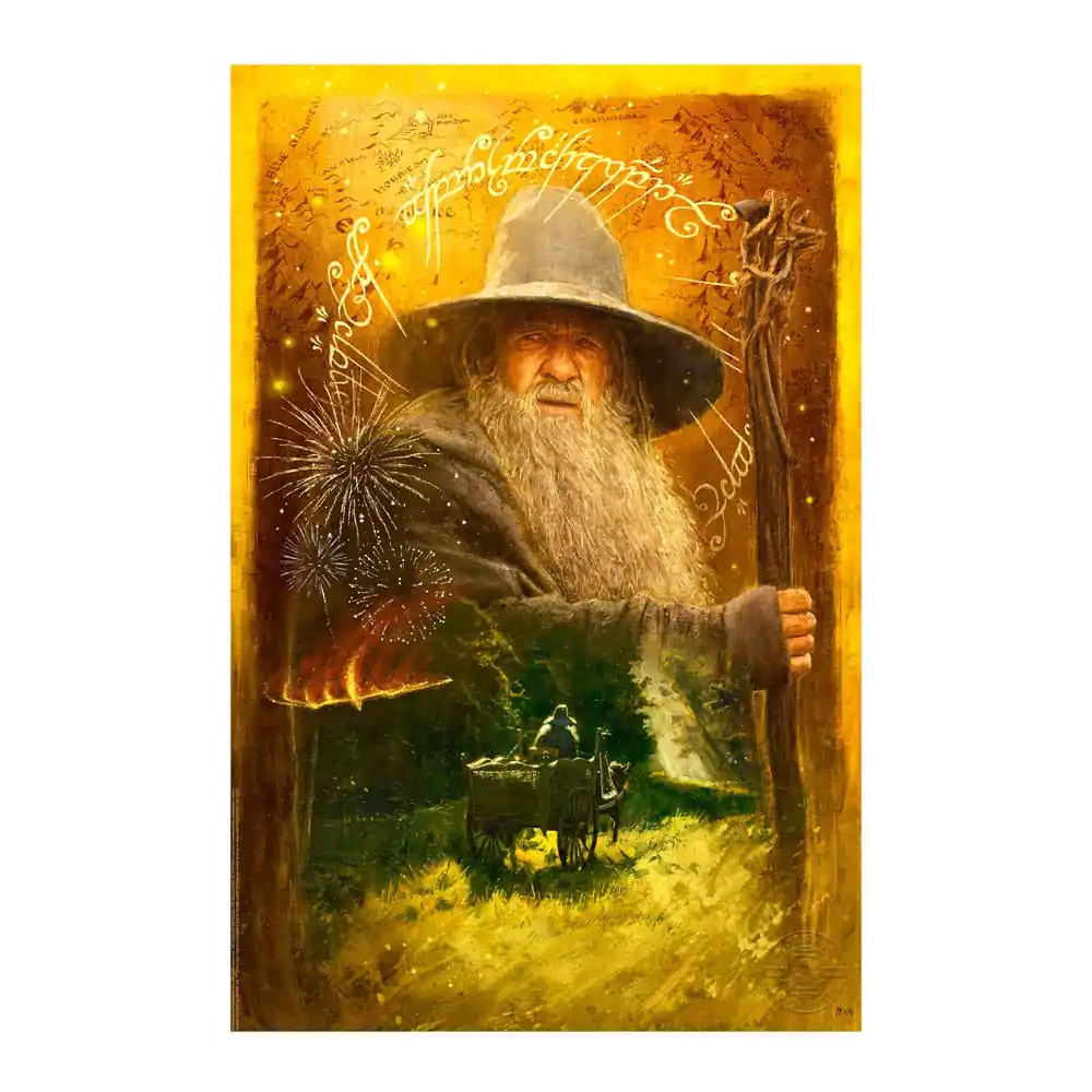 Lord of the Rings Art Print Gandalf Arrives 41 x 61 cm - nerámovaný produktová fotografia