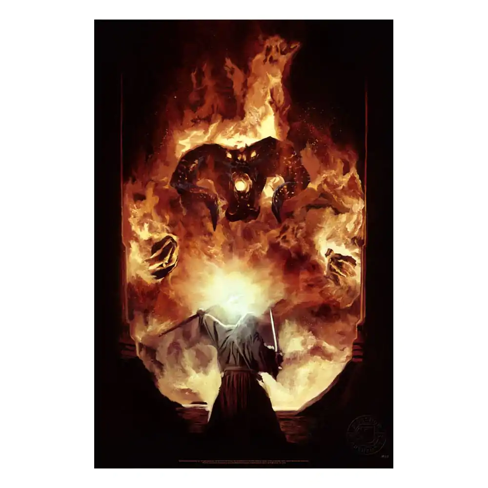 Lord of the Rings Art Print The Flame of Anor 46 x 61 cm - nezarámovaná termékfotó