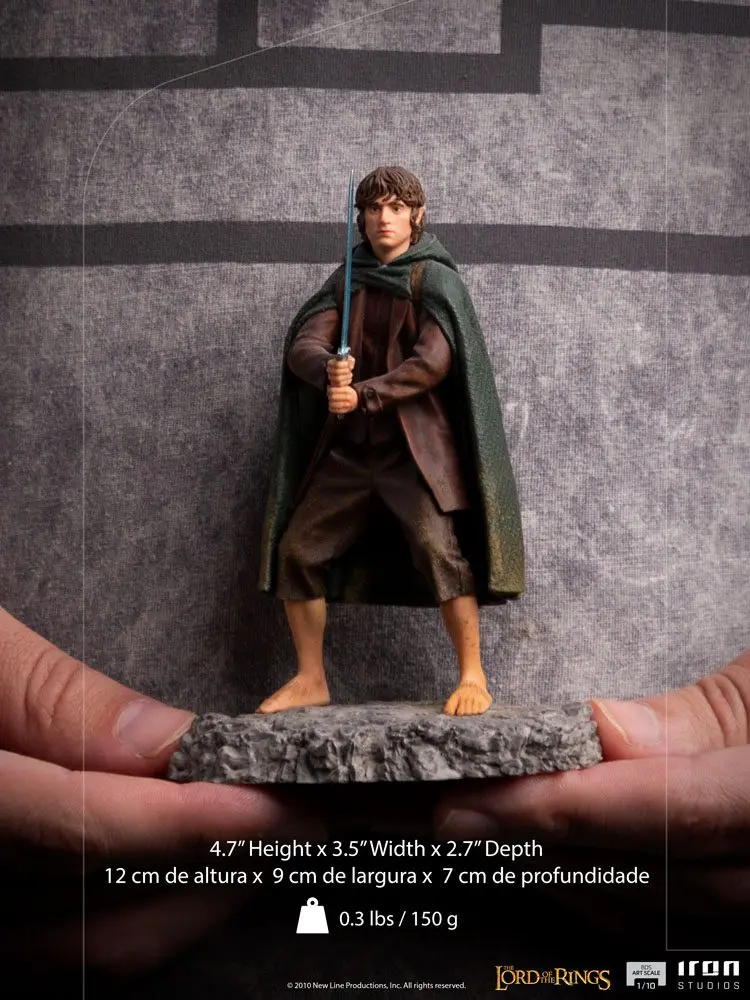 Lord Of The Rings BDS Art Scale Socha 1/10 Frodo 12 cm produktová fotografia