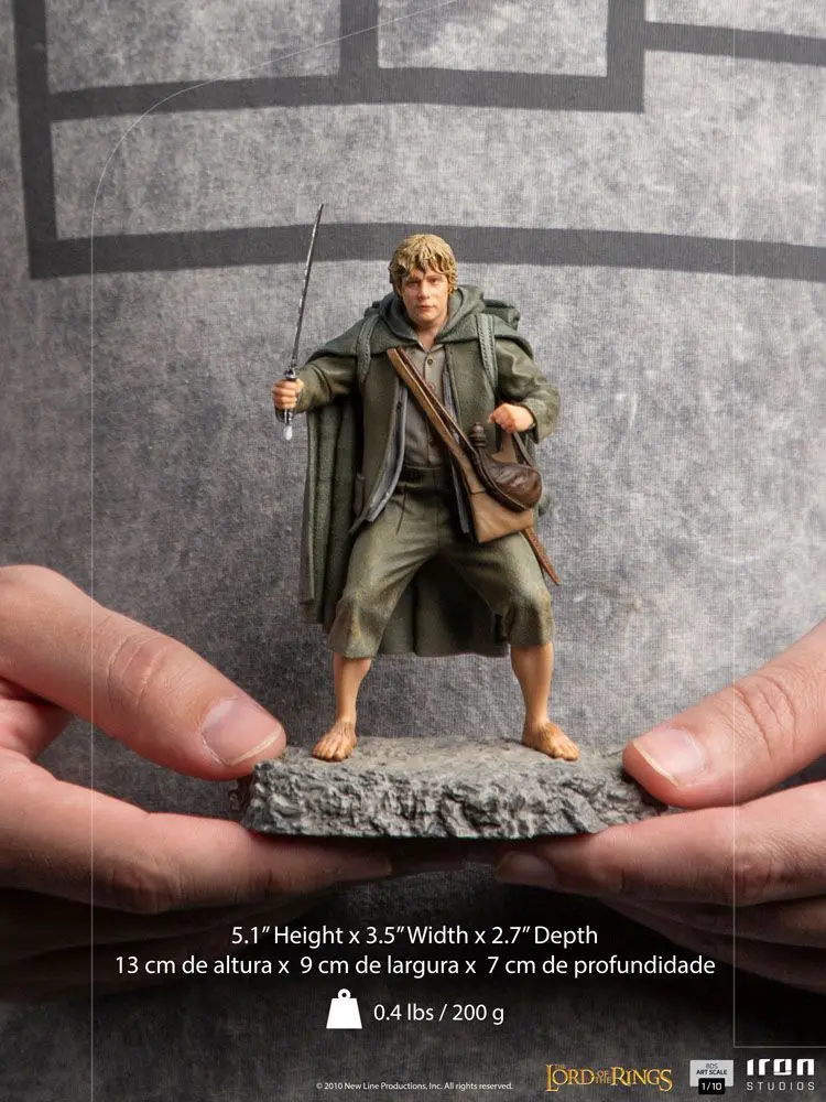 Lord Of The Rings BDS Art Scale Socha 1/10 Sam 13 cm produktová fotografia