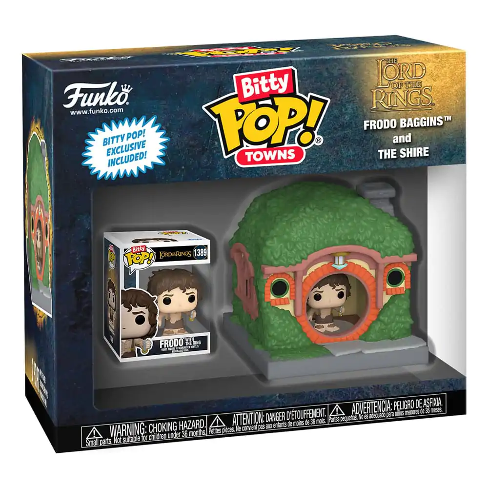 Lord of the Rings Bitty Funko POP! Town Vinyl figúrka Frodo at Shire termékfotó