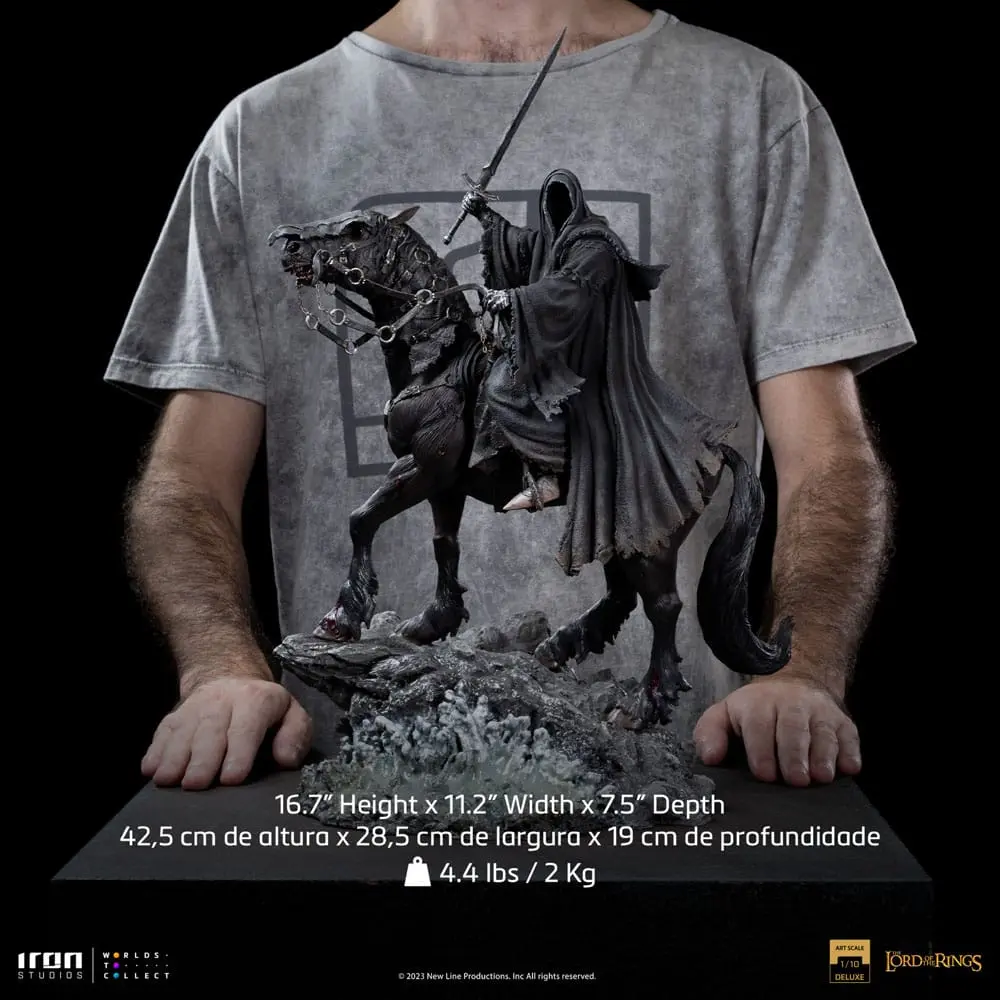 Lord Of The Rings Deluxe Art Scale Socha 1/10 Nazgul on Horse 42 cm produktová fotografia