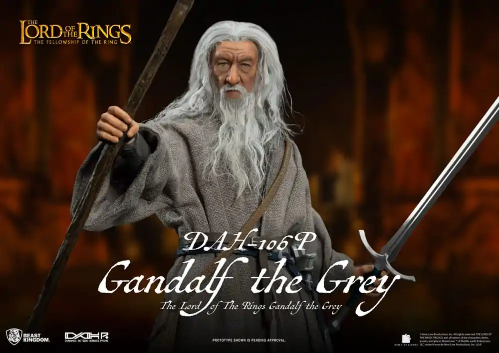 Lord of the Rings Dynamic 8ction Heroes akčná figúrka 1/9 Gandalf the Grey 21 cm termékfotó